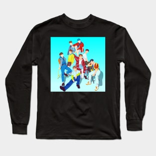 ATEEZ Kpop Boyband Long Sleeve T-Shirt